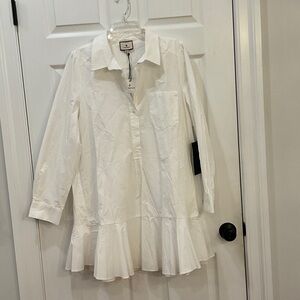 Tuckernuck Callahan Cotton Poplin Long Sleeve Dress.